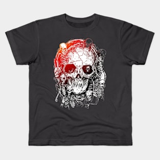 Human skulls Kids T-Shirt